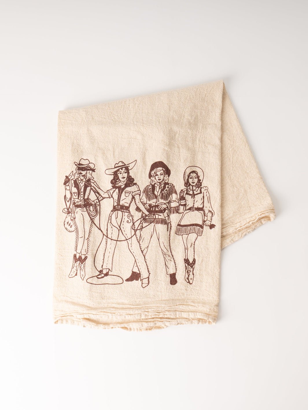 Lady Gang Dishtowel heyday