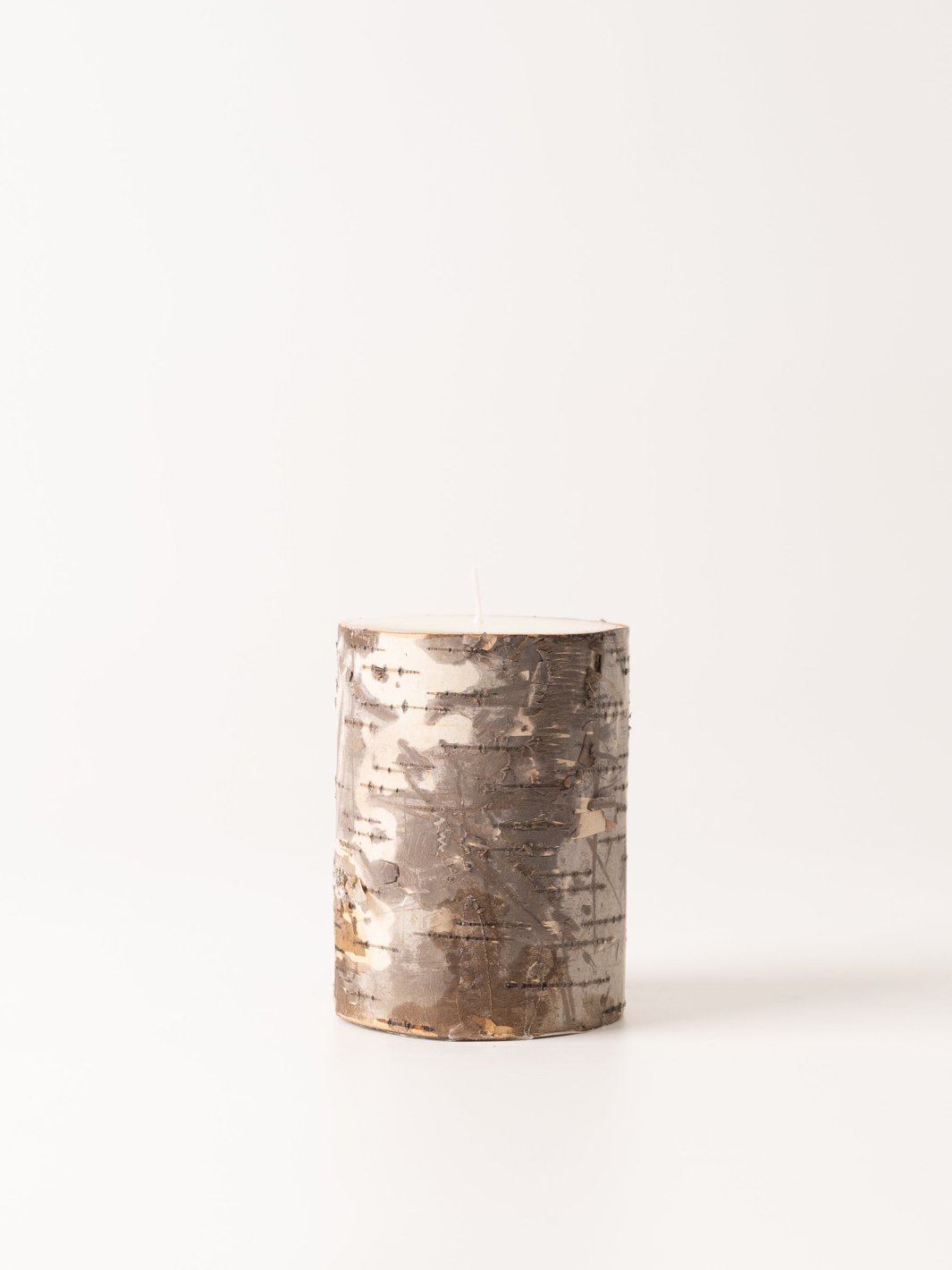 Large Birchwood Pillar Candle - Heyday