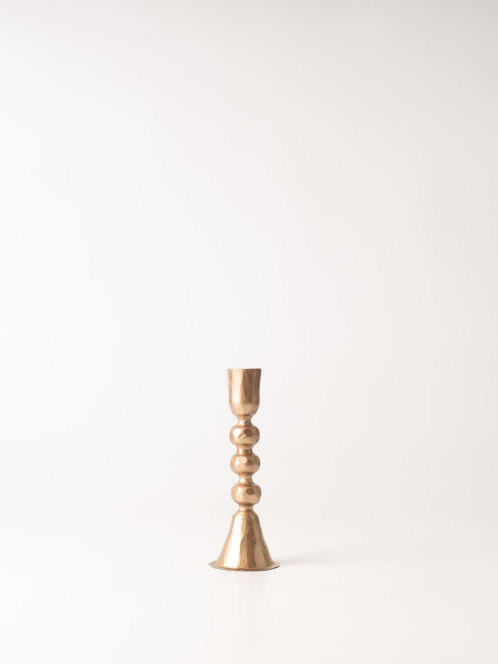 Large Gold Iron Taper Holder - Heyday