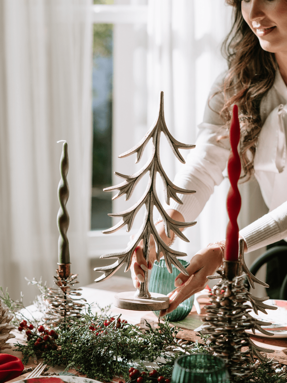 Large Silver Metal Tree - Heyday