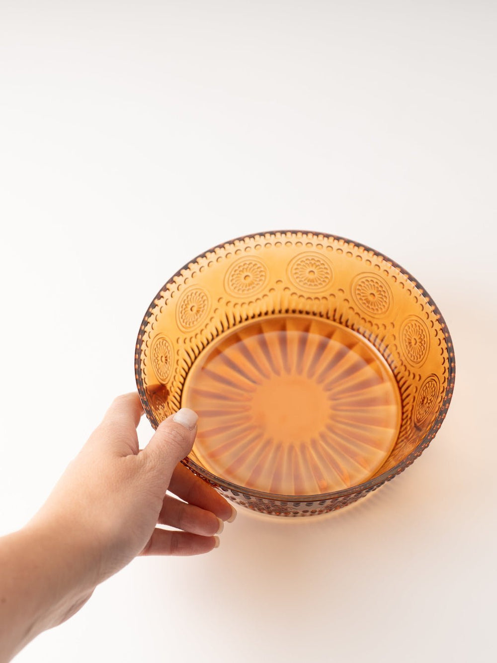 Large Umber Glass Bowl - Heyday