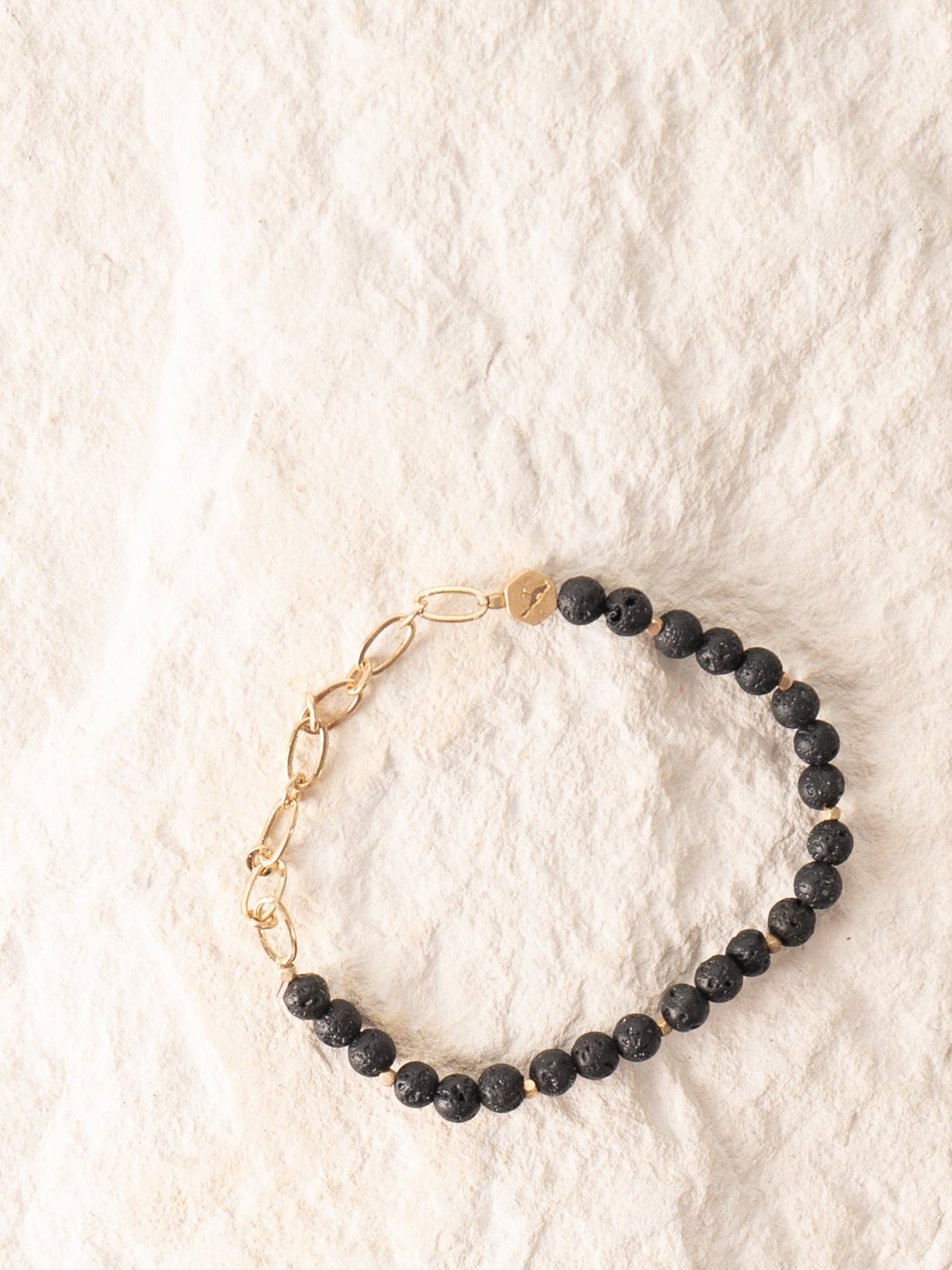 Lava and Gold Stacking Bracelet - Heyday