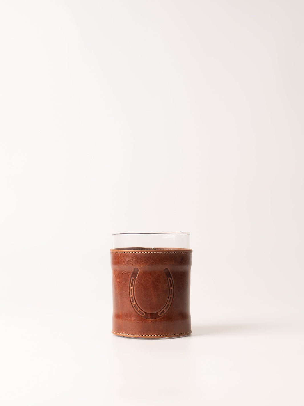 Leather Horseshoe Rocks Glass - Heyday