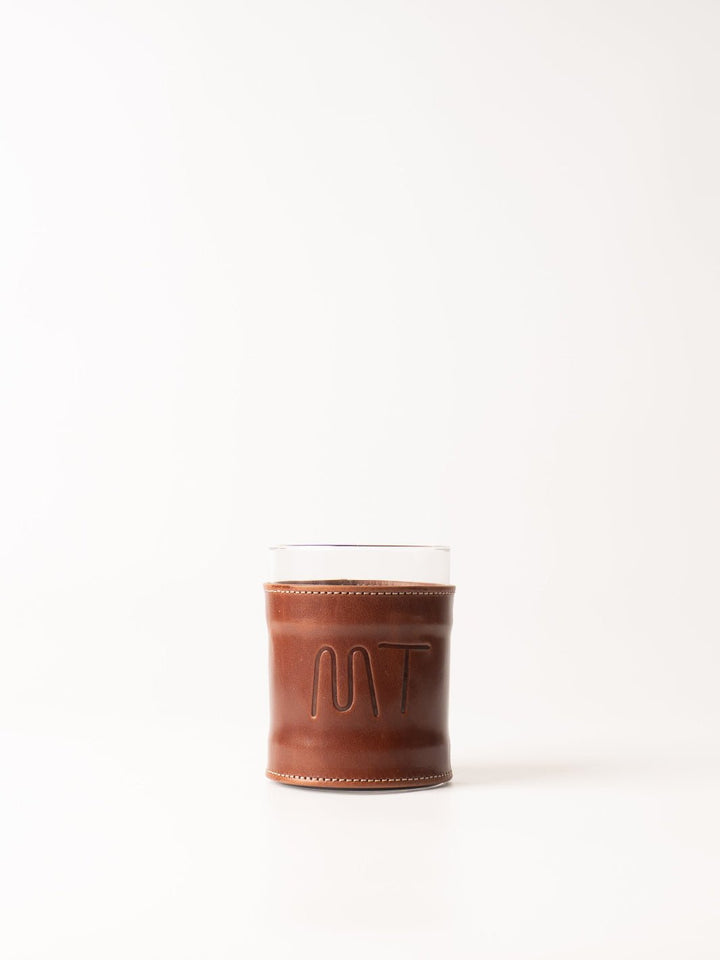 Leather MT Rocks Glass - Heyday