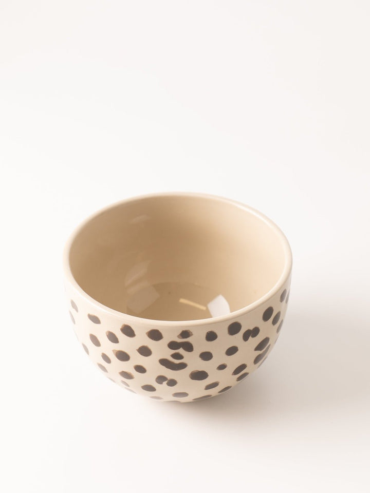 Leopard Print Stoneware Bowl - Heyday