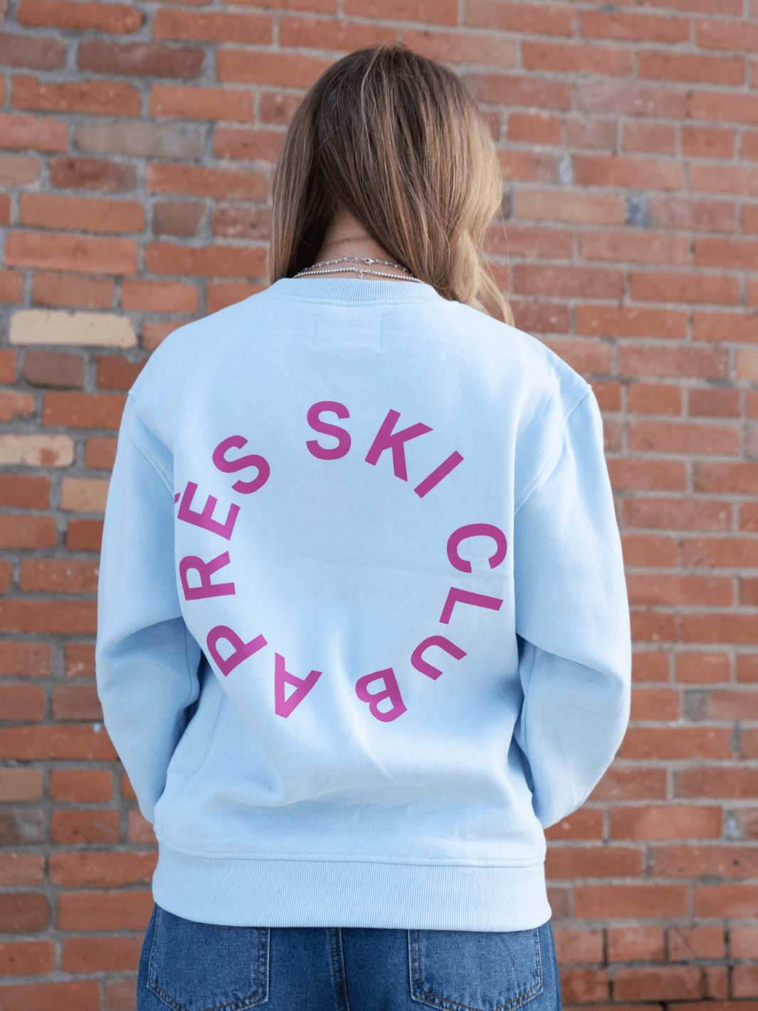 Light Blue Après Ski Club Sweatshirt - Heyday