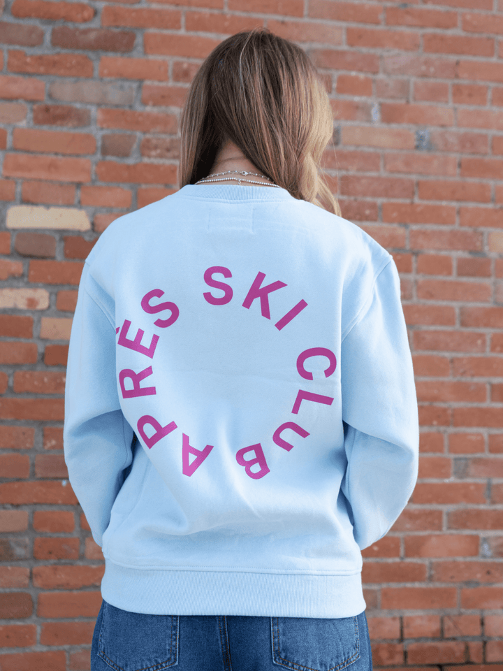 Light Blue Après Ski Club Sweatshirt - Heyday