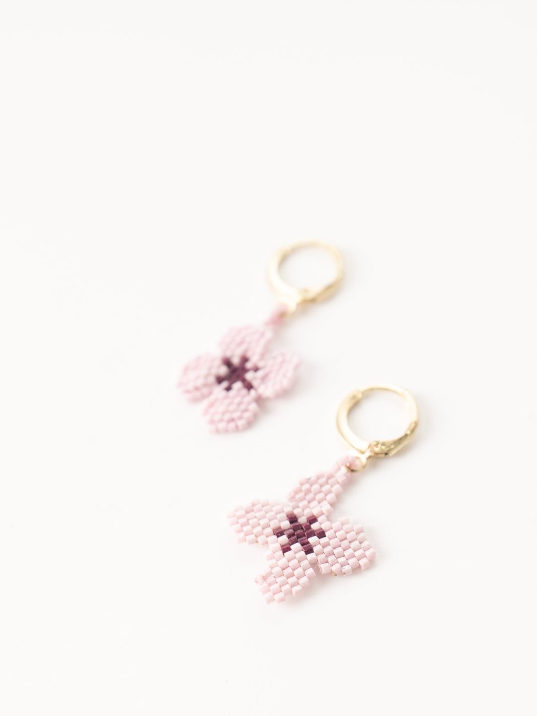 Lilac Blossom Flower Earrings - Heyday