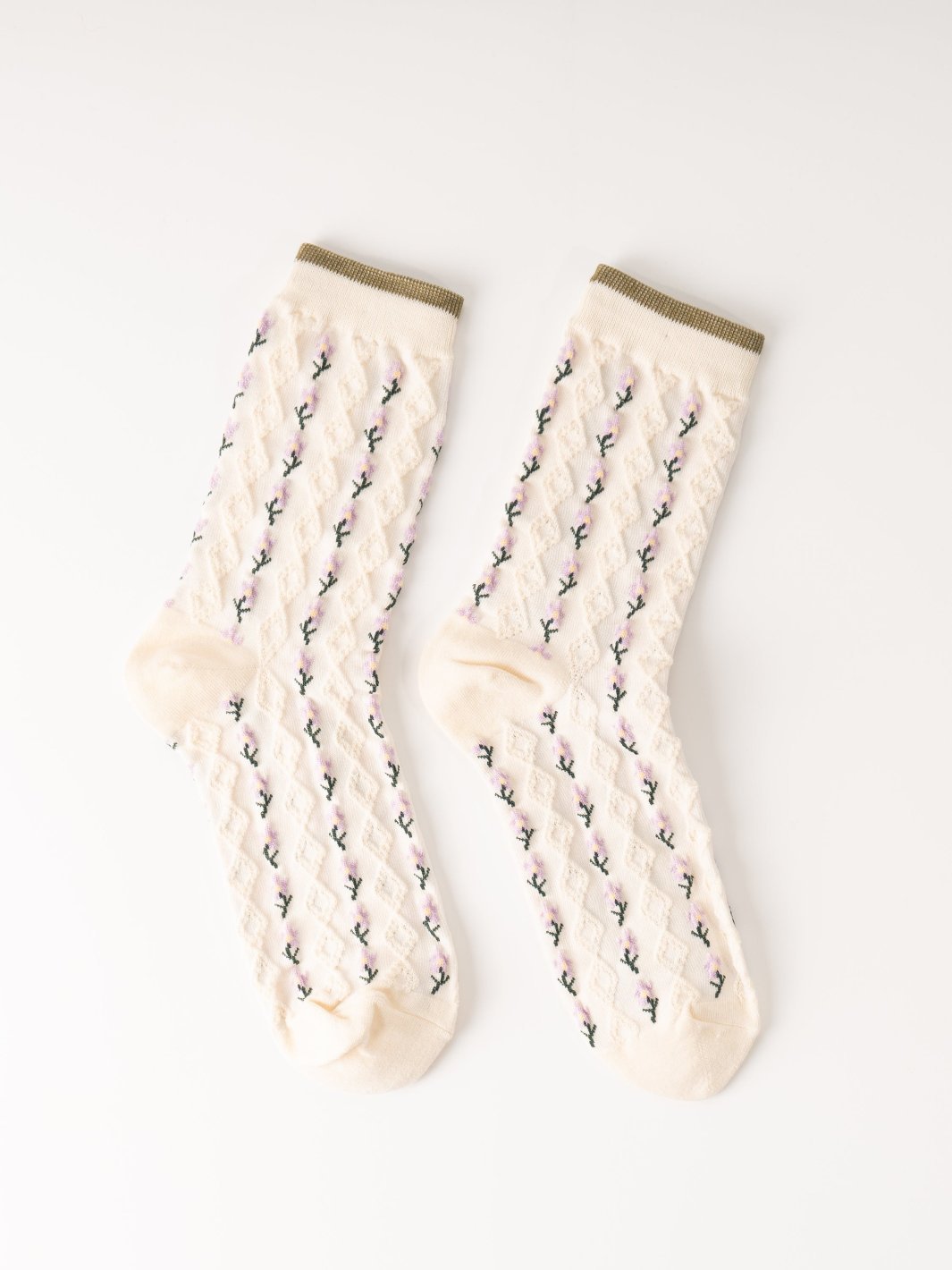 Little Daisy Diamond Shape Socks - Heyday