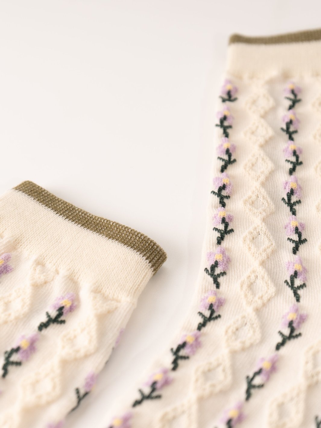 Little Daisy Diamond Shape Socks - Heyday