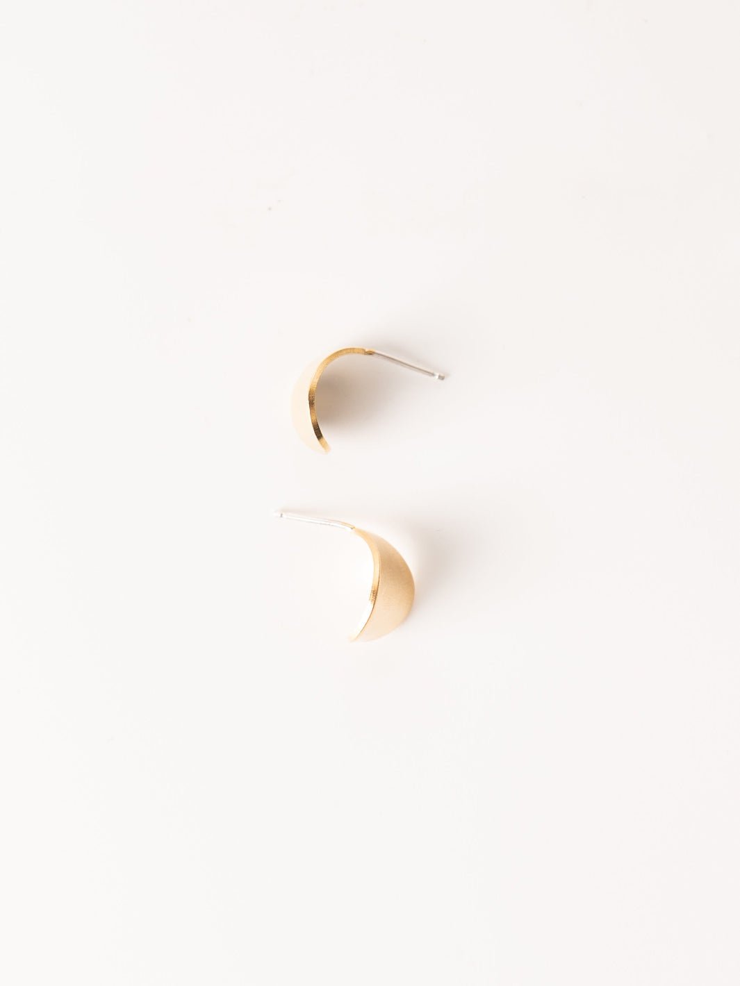 Lotus Gold Stud Earrings - Heyday