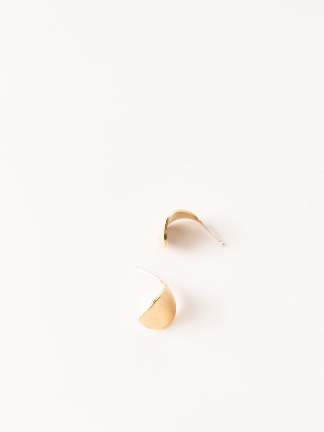 Lotus Gold Stud Earrings - Heyday
