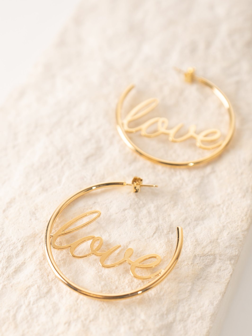 Love Hoop Earrings - Heyday