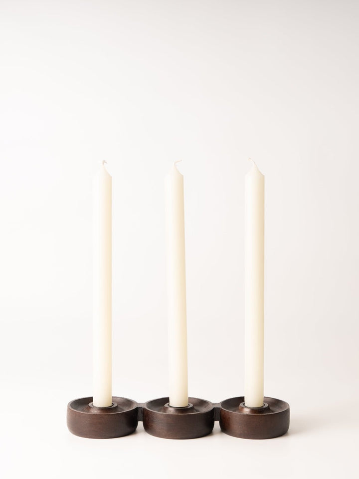 Mango Wood Taper Holder - Heyday