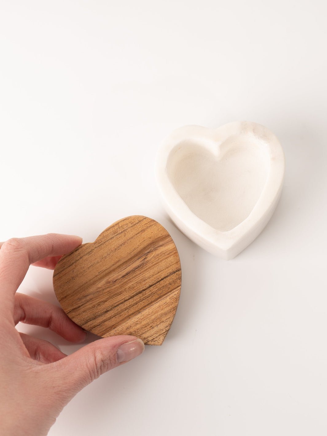 Marble Heart Shaped Container - Heyday