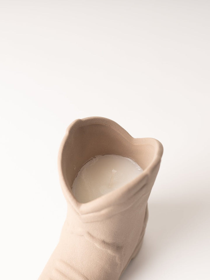 Matte Tan Nashville Boot Candle - Heyday