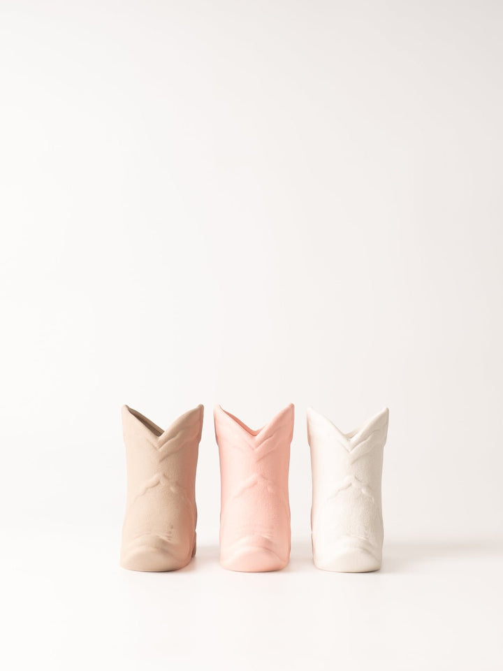 Matte White Nashville Boot Candle - Heyday