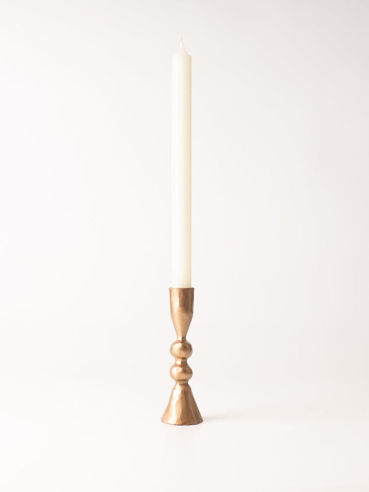 Medium Gold Iron Taper Holder - Heyday