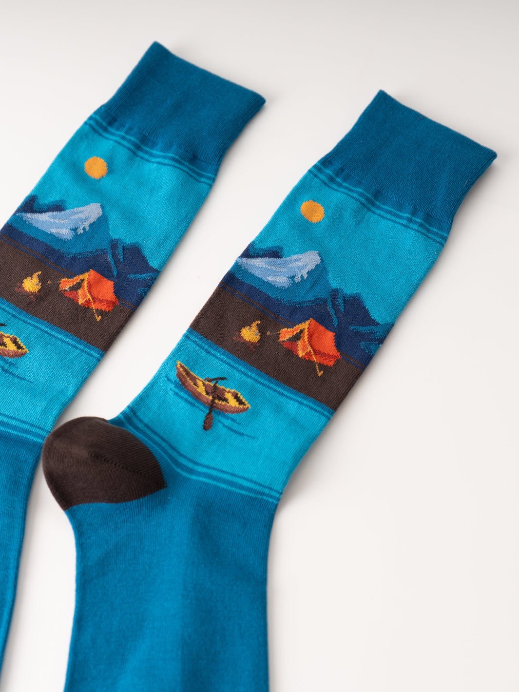 Men's Canoe Scenic Crew Socks - Heyday