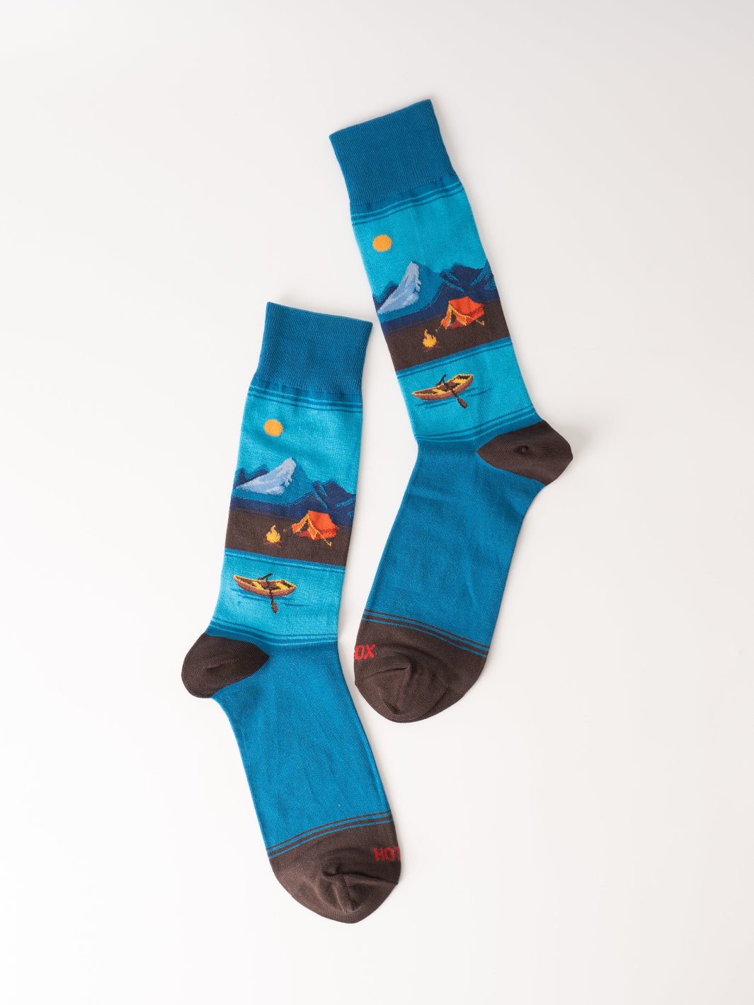 Men's Canoe Scenic Crew Socks - Heyday
