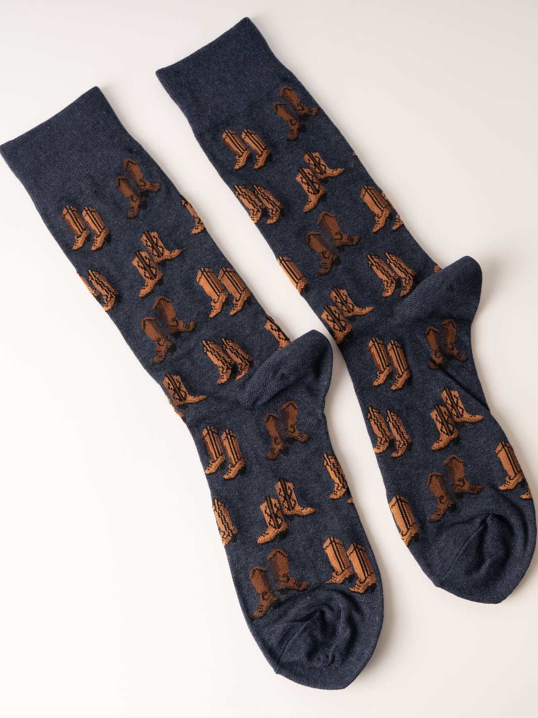 Men's Denim Cowboy Boot Socks - Heyday