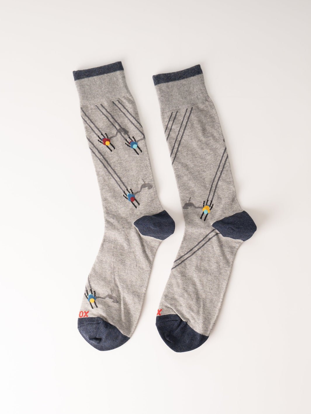 Men's Heather Grey Skiiers Socks - Heyday