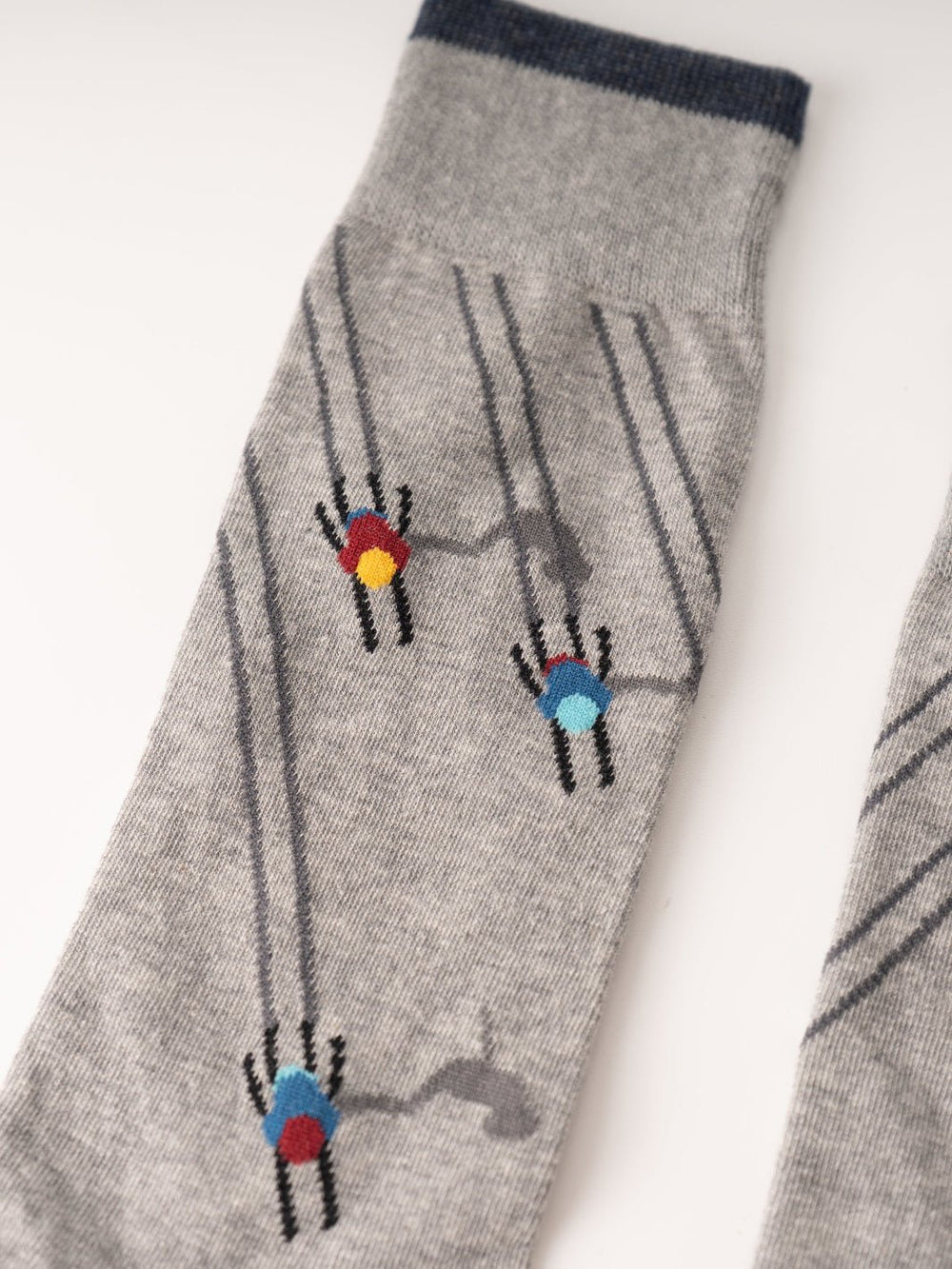 Men's Heather Grey Skiiers Socks - Heyday