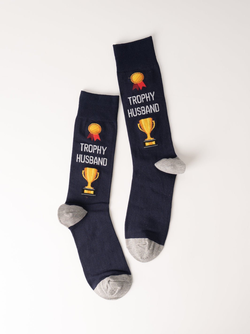 Men's Navy Trophy Husband Socks - Heyday