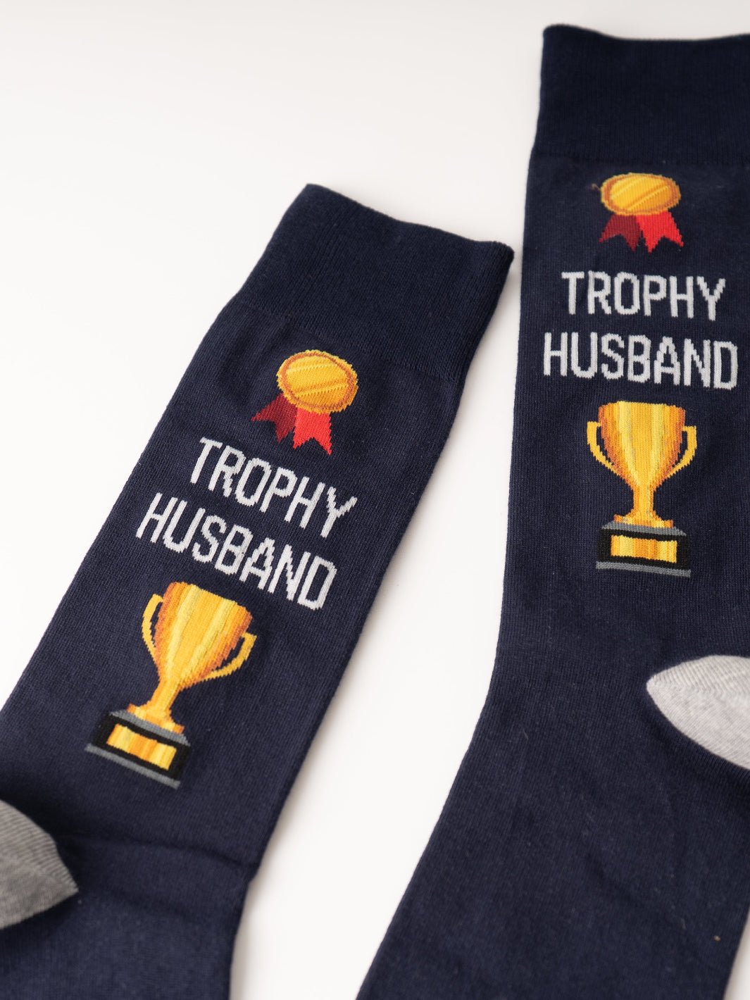 Men's Navy Trophy Husband Socks - Heyday