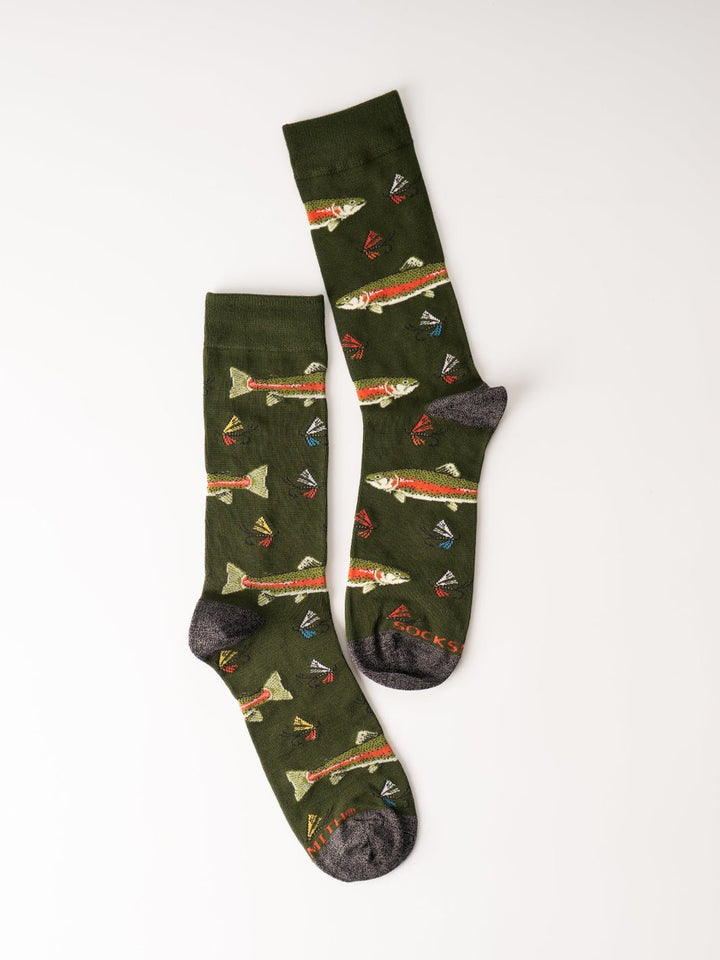 Men's Stout Trout Crew Socks - Heyday