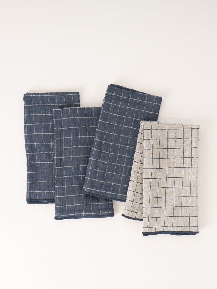 Midnight Double Weave Napkin Set - Heyday