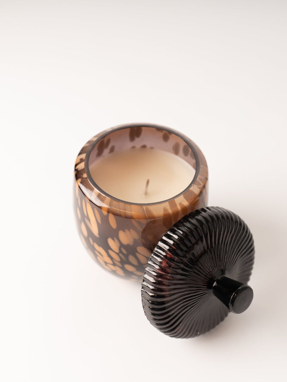 Midnight Pumpkin Glass Acorn Candle - Heyday