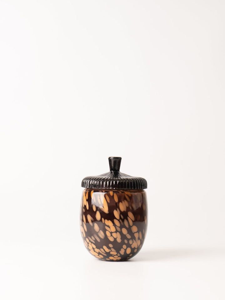 Midnight Pumpkin Glass Acorn Candle - Heyday