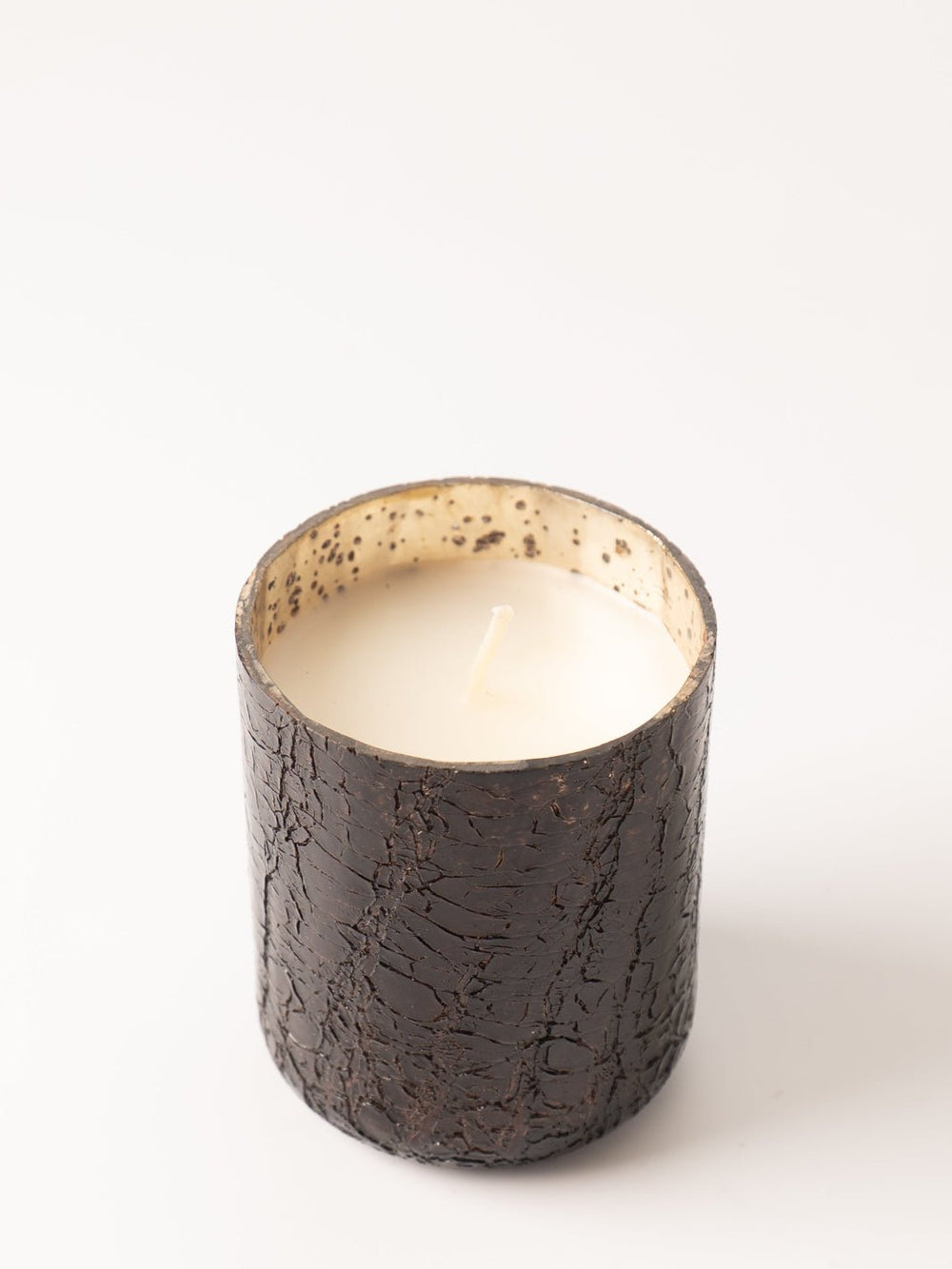 Midnight Pumpkin Small Crackle Glass Candle - Heyday