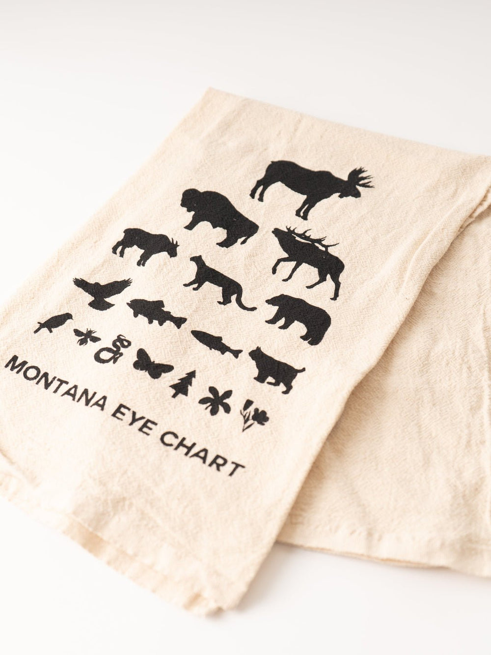 Montana Eye Chart Dishtowel - Heyday