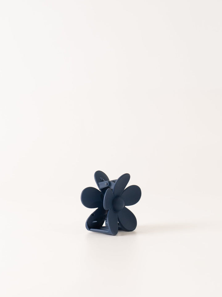 Navy Flower Claw Clip - Heyday