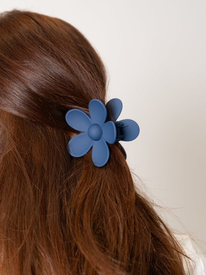 Navy Flower Claw Clip - Heyday