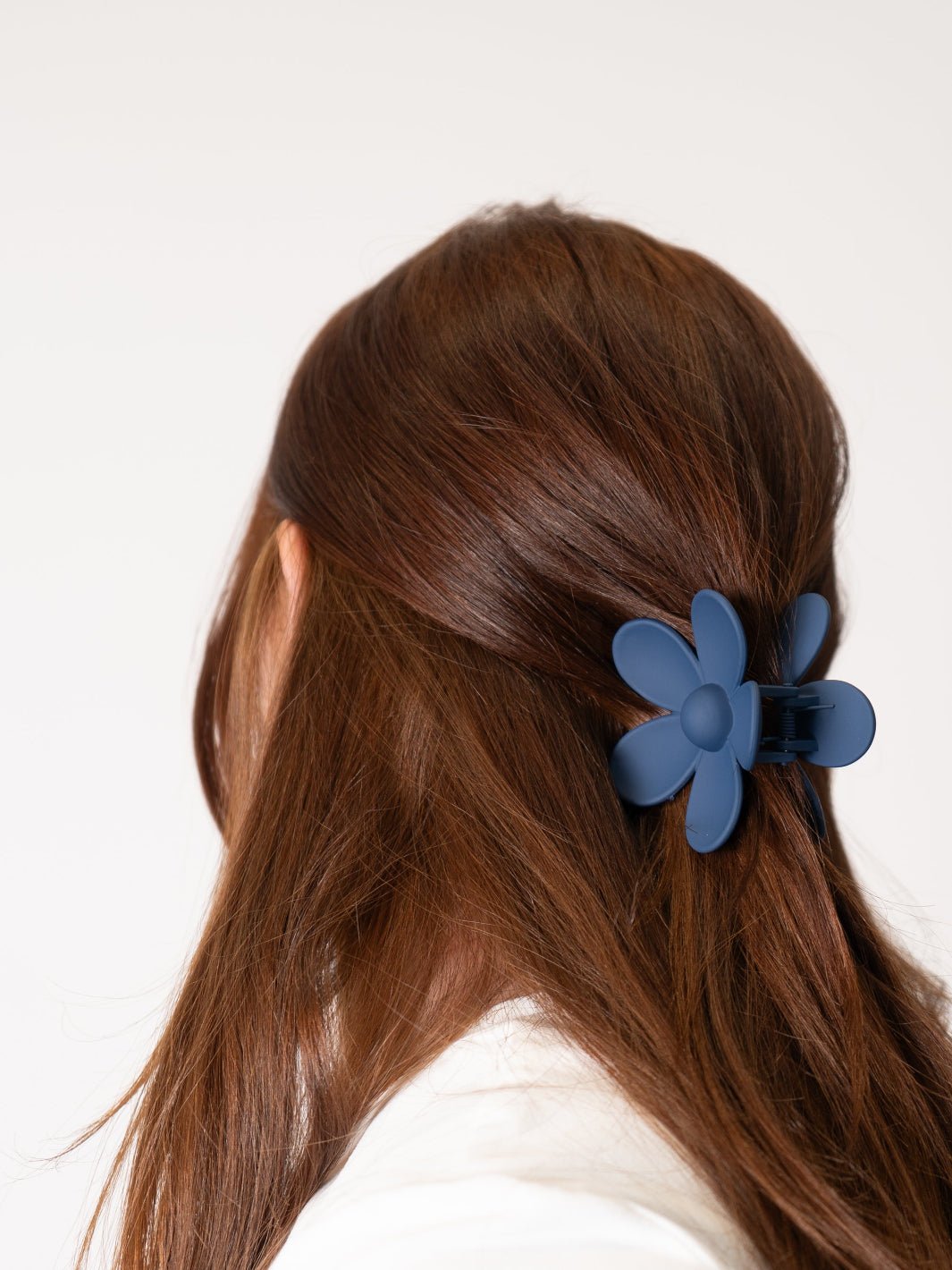 Navy Flower Claw Clip - Heyday