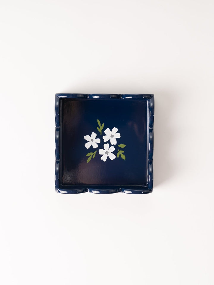 Navy Trinket Tray - Heyday