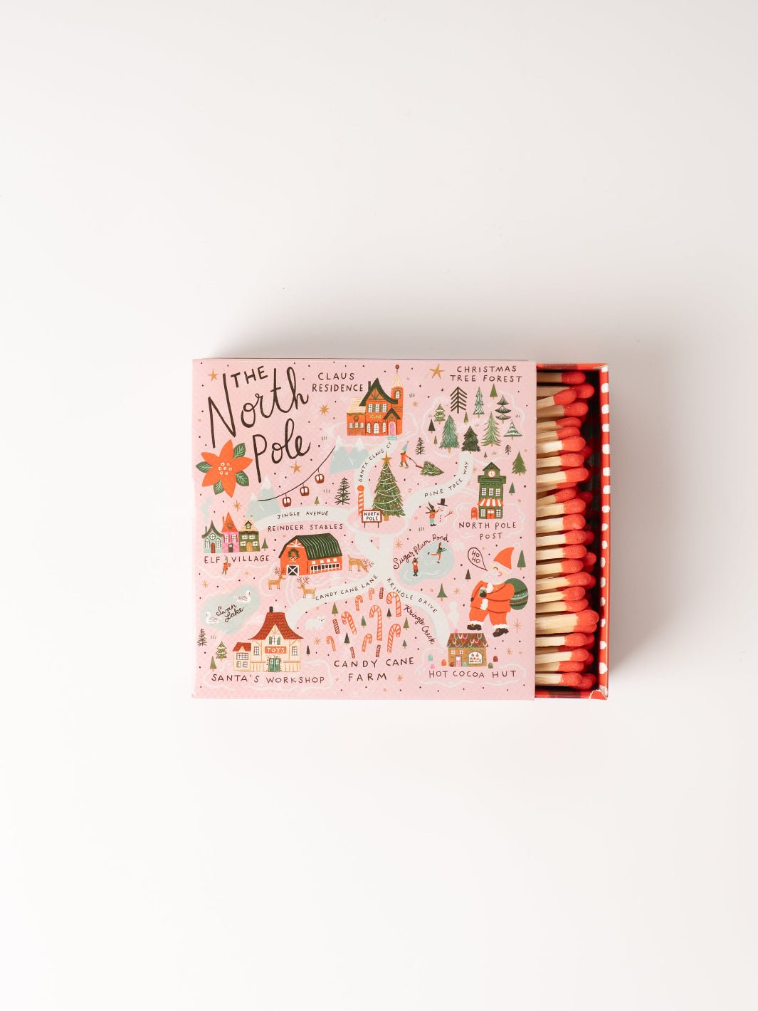 North Pole Map Matchbox - Heyday