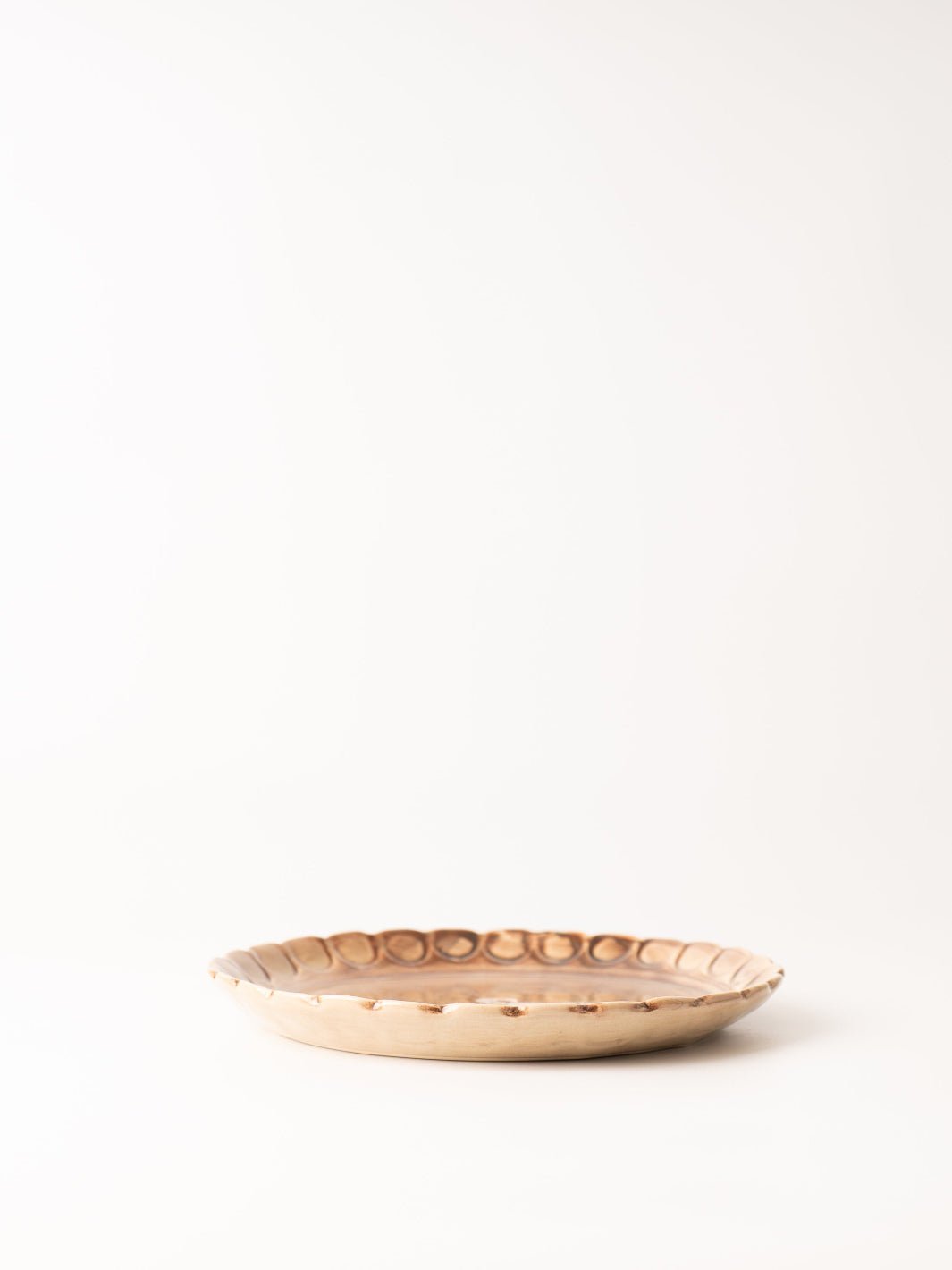 Oatmeal - Colored Stoneware Plate - Heyday