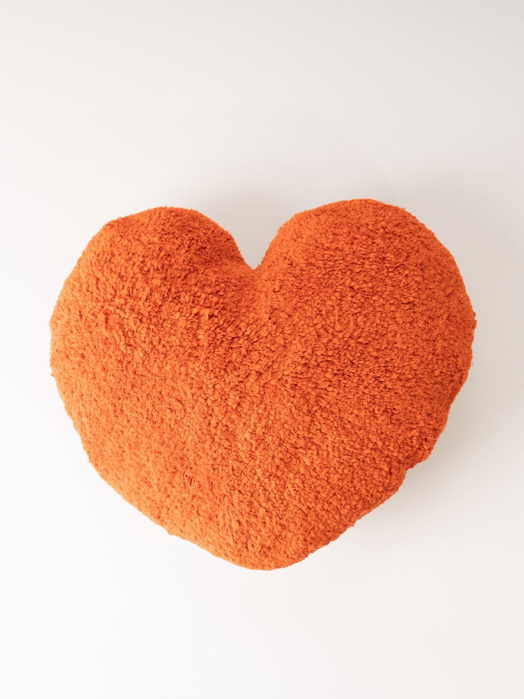 Orange Heart Shaped Pillow - Heyday