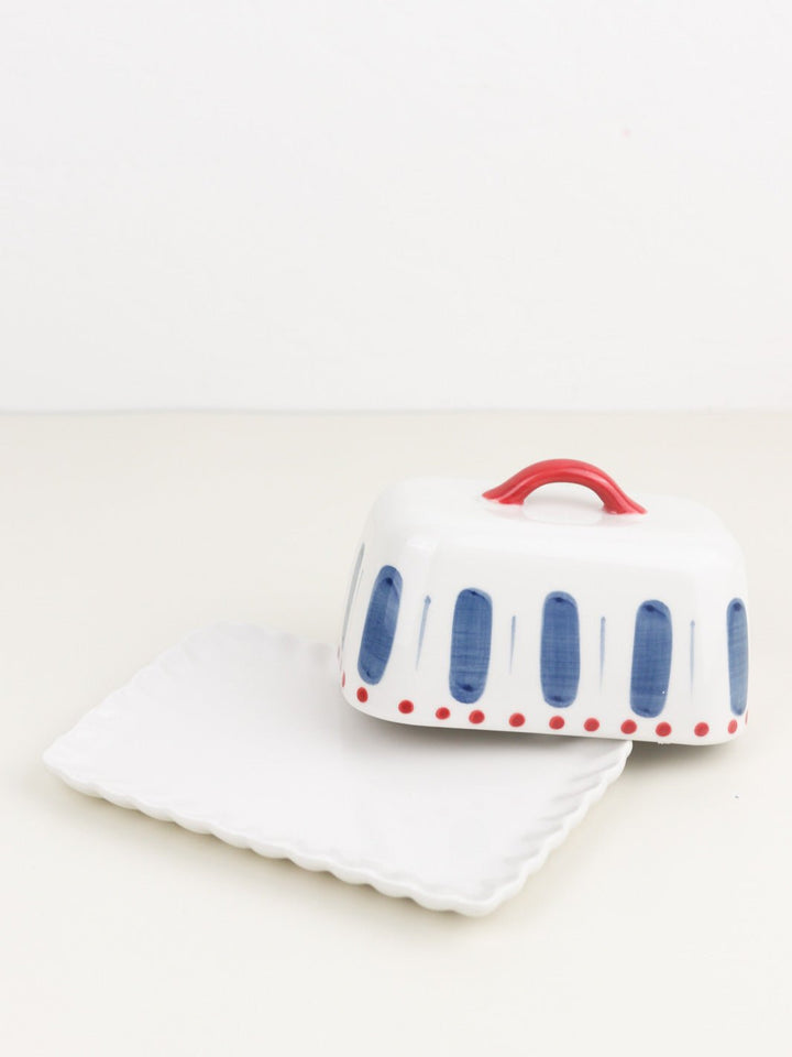 Patterned Butter Dish - Heyday