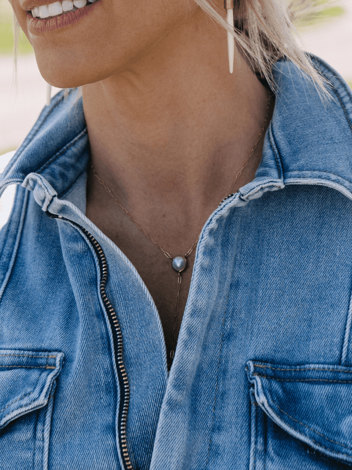 Pearl Lariat Necklace - Heyday