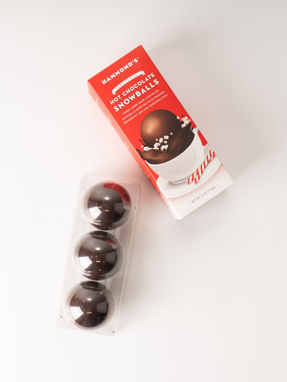 Peppermint Hot Chocolate Snowballs - Heyday