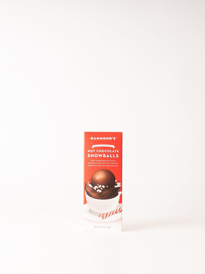Peppermint Hot Chocolate Snowballs - Heyday