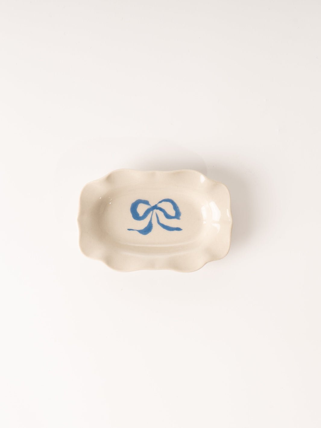 Petite Blue Bow Trinket Dish - Heyday