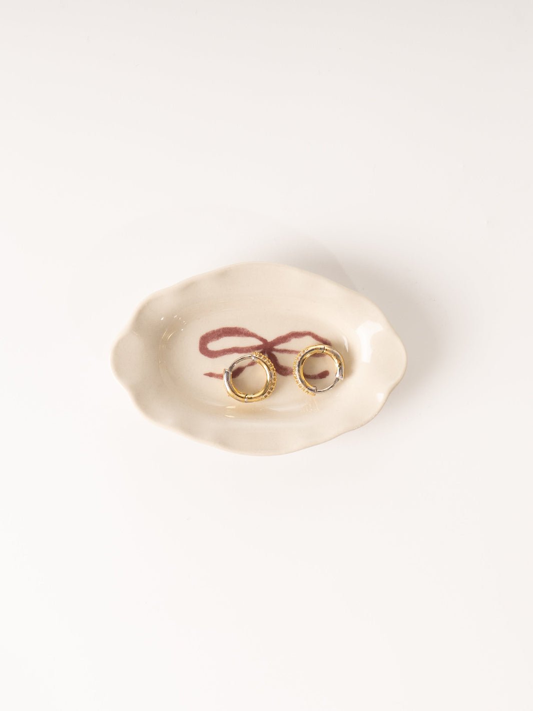 Petite Brown Bow Trinket Dish - Heyday