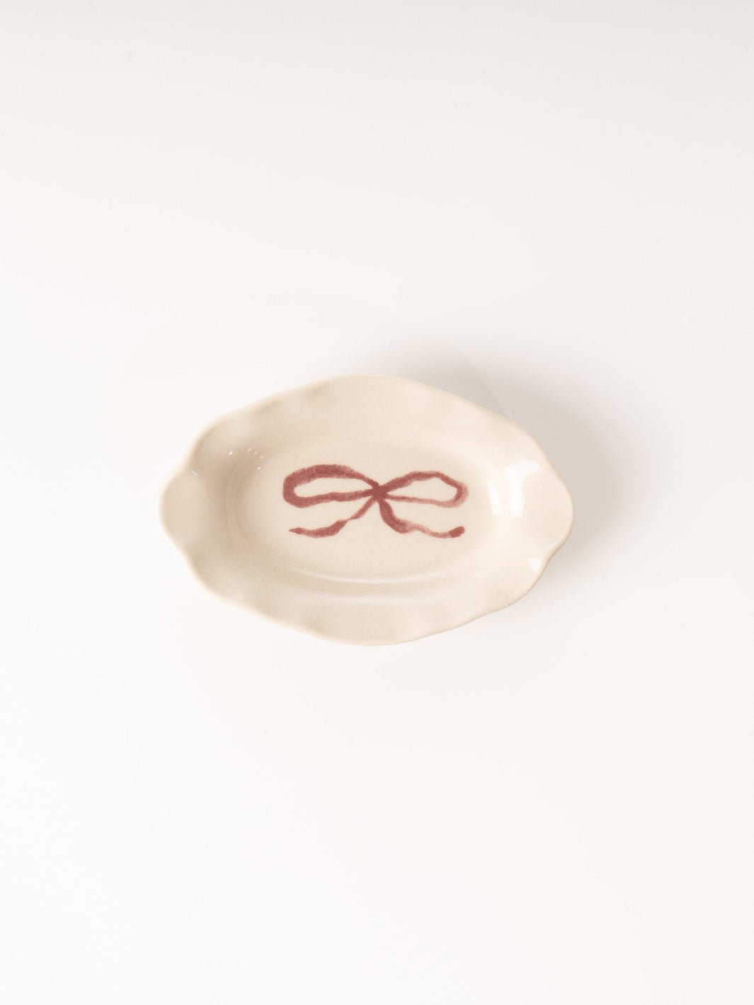 Petite Brown Bow Trinket Dish - Heyday