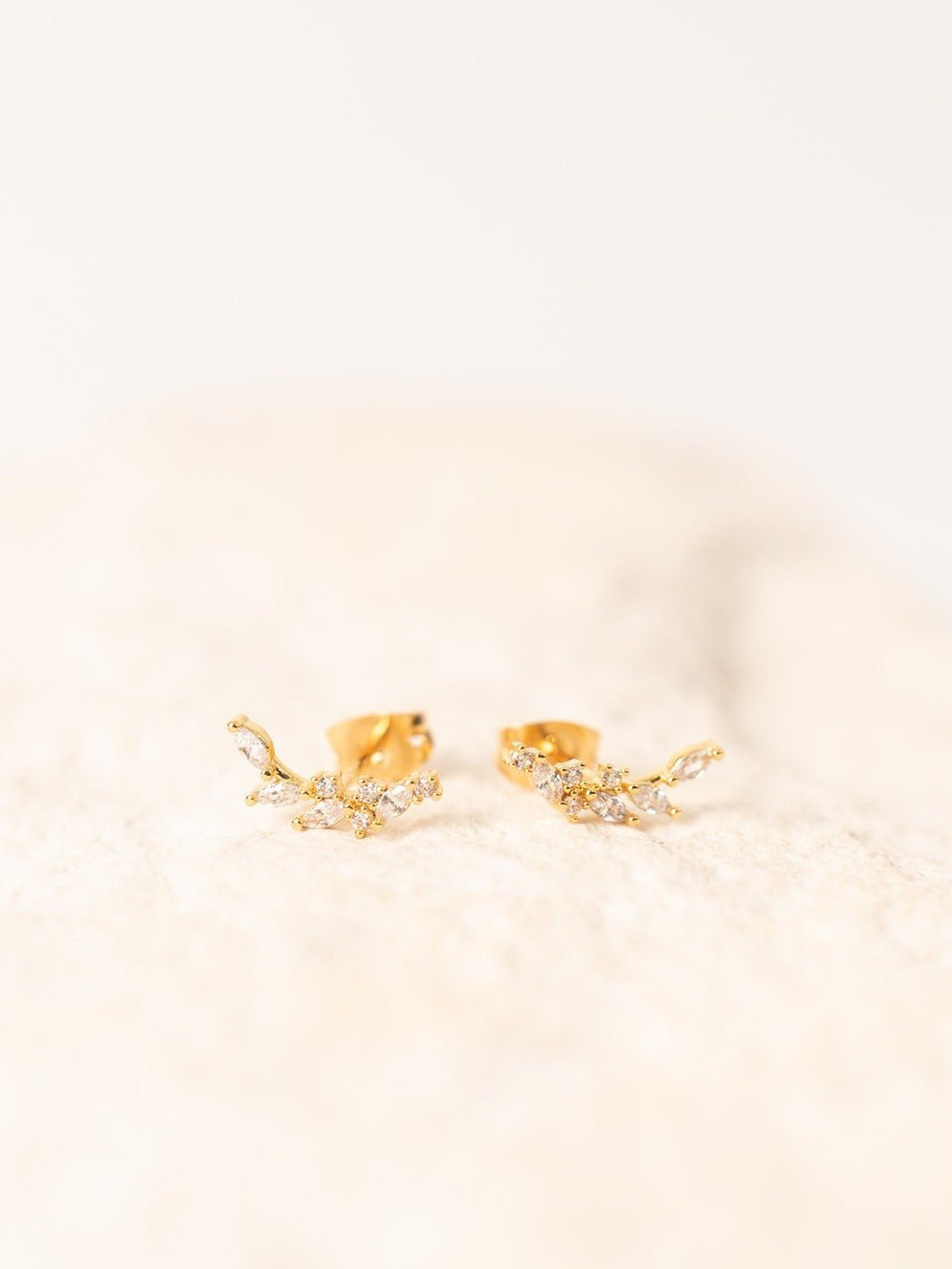 Petite Crystal Ear Climber Earrings - Heyday